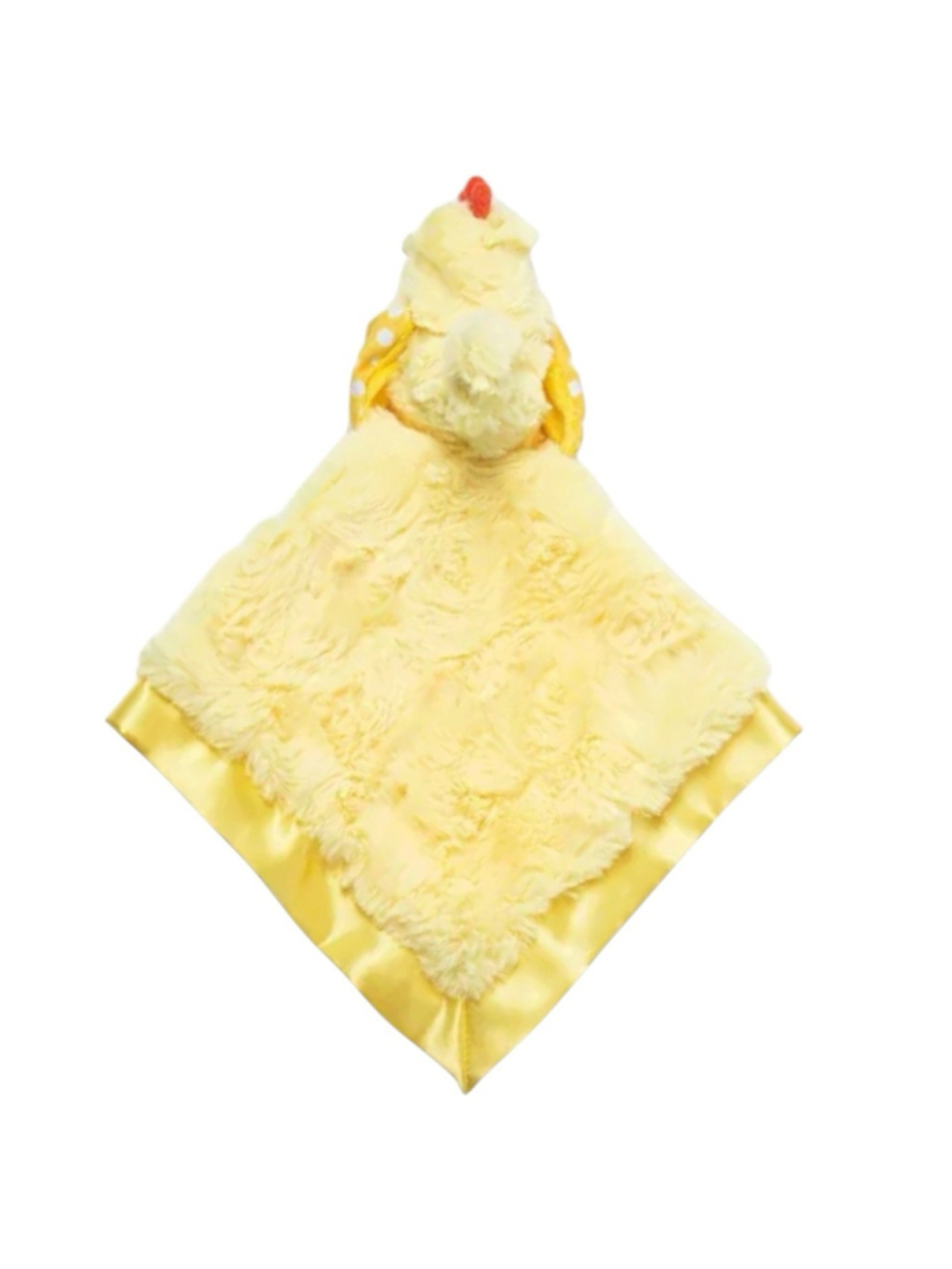 Cloud Island Plush Chicken Lovey Satin Back Crinkle Wings Security Blanket 14" - Picture 3 of 16